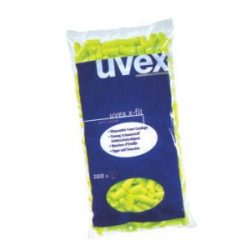   2112003, Uvex x-fit, lime színű,  200 pár ömlesztve, utántöltő, adagolóhoz (SNR 37dB) U2112.003-as