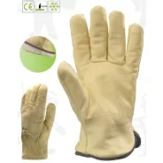 Hideg elleni színbőr kesztyűk