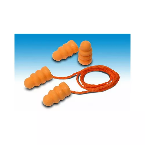 3M_1120, 3M egyszer használatos, bordázott, lágy poliuretán füldugó (SNR 37dB) 3M1120