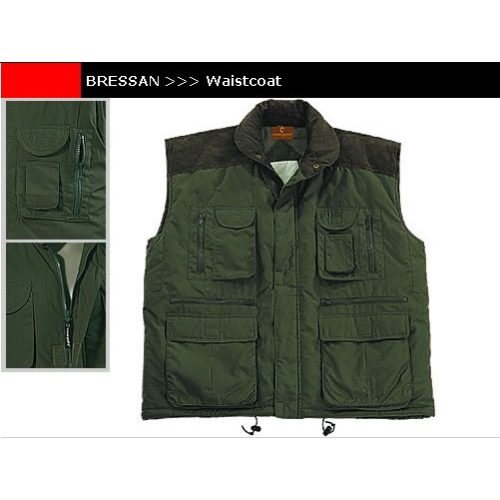 BRESSAN  vadászmellény, Munkásmellény XBREV, méret: XXL, szín: Zöld