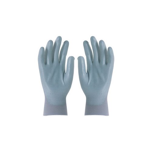 6032, SZÜRKE PRECÍZIÓS POLIÉSZTER KESZTYŰ, POLIURETÁN MÁRTOTT TENYÉRREL_12 (6032)