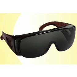   60403, Lux optical Visilux 3 munkavédelmi füstszínű védőszemüveg, víztiszta, 60403-as