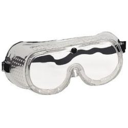   60590, Lux optical Monolux gumipántos, víztiszta polikarbonát, szellőzőlyukakkal 60590-es
