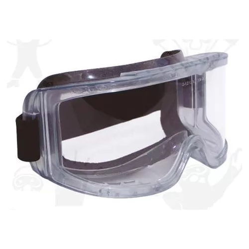 60661, Lux  Optical munkavédelmi vegyszerálló, gumipántos védöszemüveg HUBLUX 60661-es