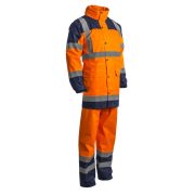 HYDRA HI-VIZ PE MUNKAVÉDELMI ESŐÖLTÖNY NARANCS/KÉK XXL (7HYDOXXL), méret: XXL, szín: narancs/kék