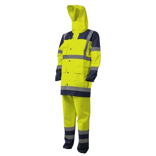 HYDRA HI-VIZ PE MUNKAVÉDELMI ESŐÖLTÖNY SÁRGA/KÉK XXL (7HYDYXXL), méret: XXL, szín: sárga/kék