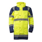 HYDRA HI-VIZ PE MUNKAVÉDELMI ESŐÖLTÖNY SÁRGA/KÉK XL (7HYDYXL), méret: XL, szín: sárga/kék