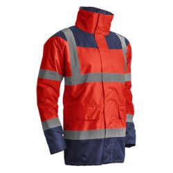 KETA HI-VÍZ PIROS MUNKAVÉDELMI KABÁT
