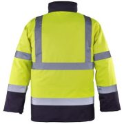 Coverguard jól láthatósági ROADWAY 3/1 FLUO PE KABÁT Jólláthatósági 7ROP, XXL, Sárga/kék