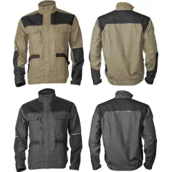   SMART MUNKAKABÁT CANVAS Sokzsebes, Fényvisszaverő csík, Állítható derék