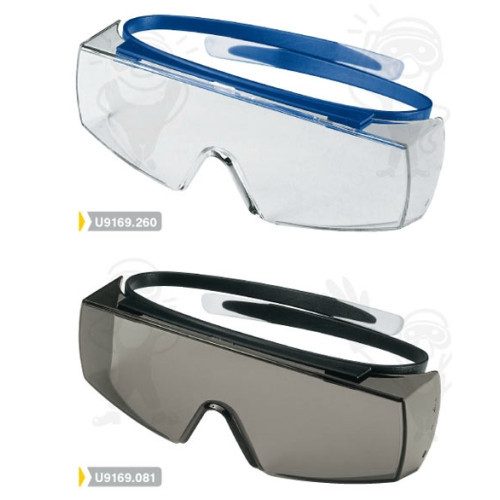 9169260, UVEX Super OTG U9169260-as munkavédelmi szemüveg, szennytaszító, víztiszta lencsével