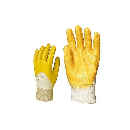 9317, Nitril light Eco szellőző hátú sárga nitril kesztyű 9317-21-es