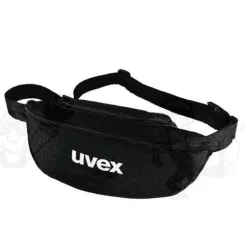   Uvex szemüvegtartó tok gumipántos szemüvegek részére, zipzáras, övtartós U9954501-es