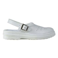   VILA emelt sarkú, acélkaplis bőr, anatómiai bőr talpbetét, antibakteriális Coverguard SB A E FO SRC munkavédelmi klumpa