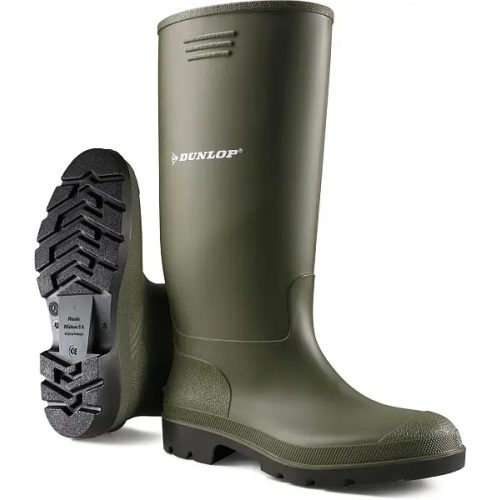 DUNLOP PVC munkacsizma Zöld színű, 9SELE