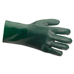   A835 Portwest Duplán mártott PVC munkavédelmi kesztyű 35cm, csúszásmentesített tenyérrel. Jersey bélés