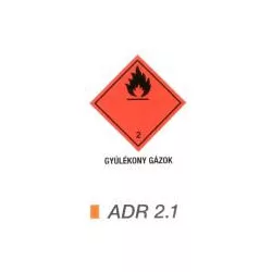 Gyúlékony gázok ADR 2.1