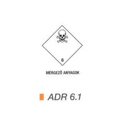 Mérgezö anyag ADR 6.1