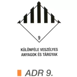 Különféle veszélyes anyagok és tárgyak ADR 9