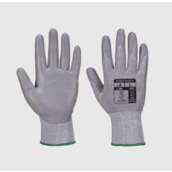   AP31 Portwest Senti Cut Lite vágásbiztos munkavédelmi kesztyű, B szintű vágásbiztos, PU bevonattal száraz vagy enyhén olajos környezethen. Elasztikus kötött mandzsetta.