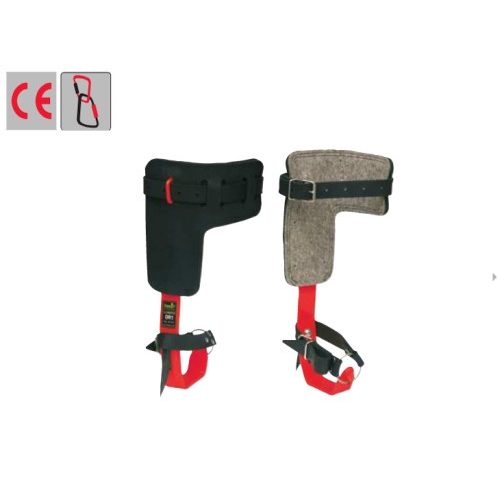 Mászószerszám fához, erdészeti munkákhoz, cserélhető tüskével, szivacsos lábszárvédővel