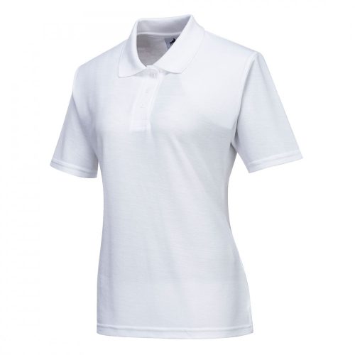 B209WHRS, Portwest B209 Női munkavédelmi pólóing , normál fazon,fehér színben
