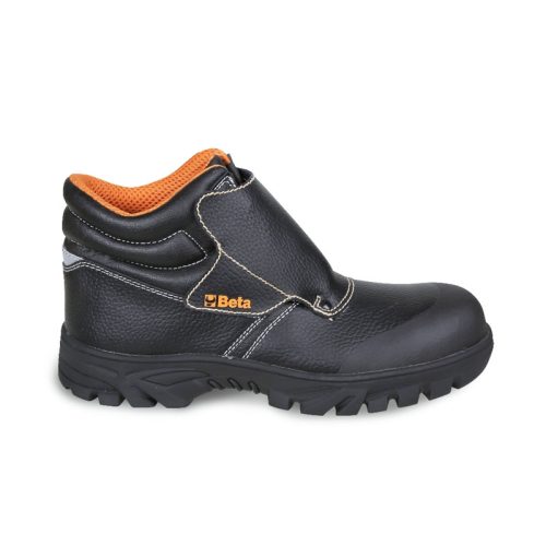 BETA 073100348, CRK BASIC PLUS Mérsékelten vízálló fűzős "hegesztő" préseltbőr munkavédelmi cipő