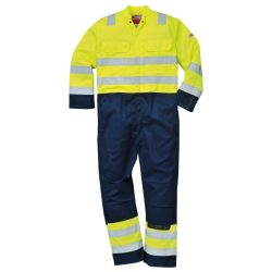   Portwest BIZ7 Hi Vis Anti-static hegesztő munkavédelmi overál , kezeslábas
