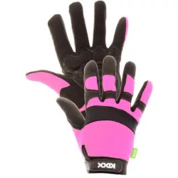   ROCKY Műbőr kombinált munkavédelmi kesztyű párnázott tenyérrel.