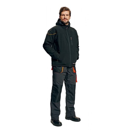 C0301008460003, EMERTON WINTER SOFTSHELL dzseki fekete L