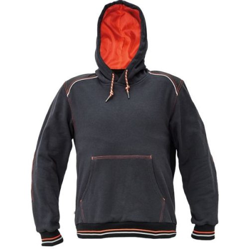 C003060070A0003, KNOXFIELD HOODIE antracit/piros L