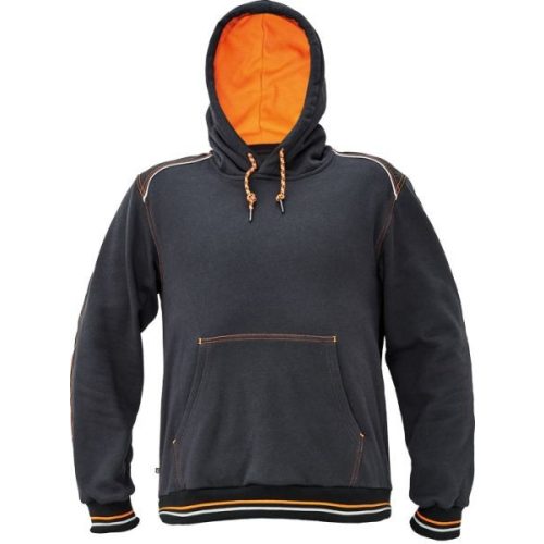 C003060070A2002, KNOXFIELD HOODIE antracit/narancs M