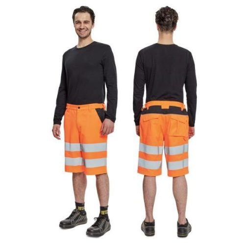 MAX VIVO HV férfi HI-VIS rövidnadrág - sárga/narancs, méret: 44, szín: Narancssárga