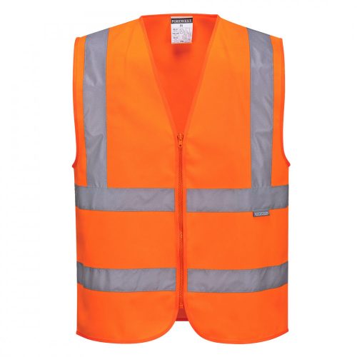 C375ORRM, C375 - Hi-Vis zippzáras mellény