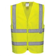 C375 - Hi-Vis zippzáras mellény