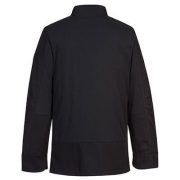 Portwest, Surrey Chef Jacket  L/S, Black, S-s