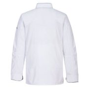 Portwest, Surrey Chef Jacket  L/S, Black, S-s