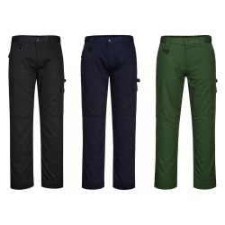   CD884 Super Work modern, strapabíró nadrág sok zsebbel - Fekete/Navy/Zöld