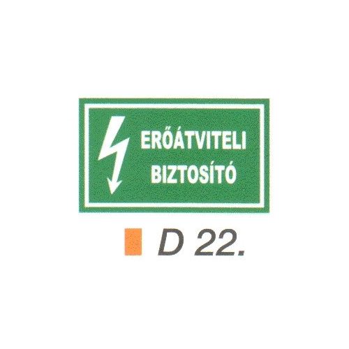 Eröátviteli biztosító D22