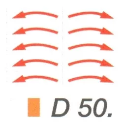 Forgásirány D50