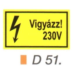 Vigyázz! 230 V D51