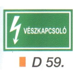 Vészkapcsoló D59