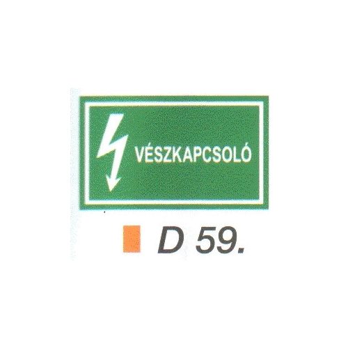 Vészkapcsoló D59
