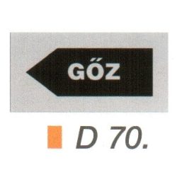 Csövezeték jelölése - göz D70