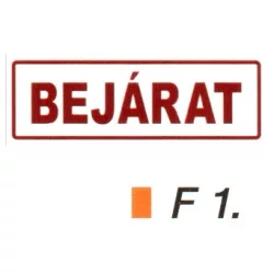 Bejárat F1