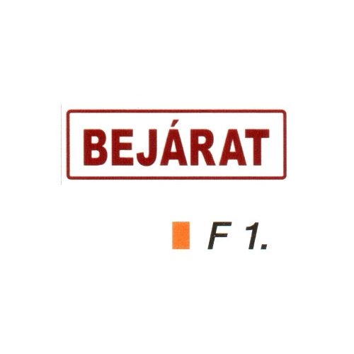 Bejárat F1