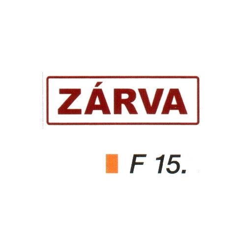 Zárva F15