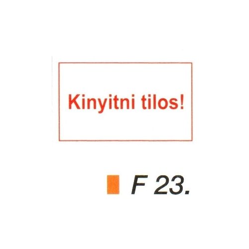 Kinyitni tilos! F23