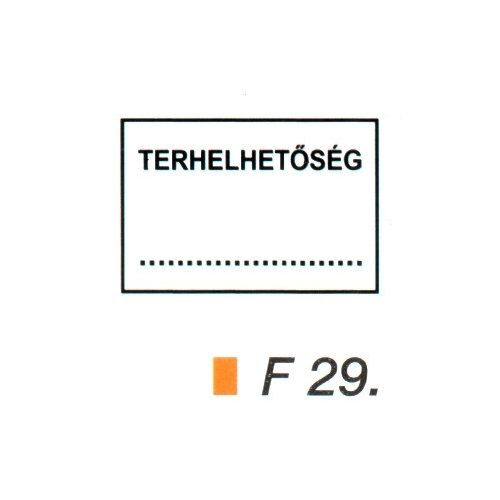 Terhelhetöség F29