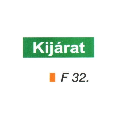 Kijárat F32